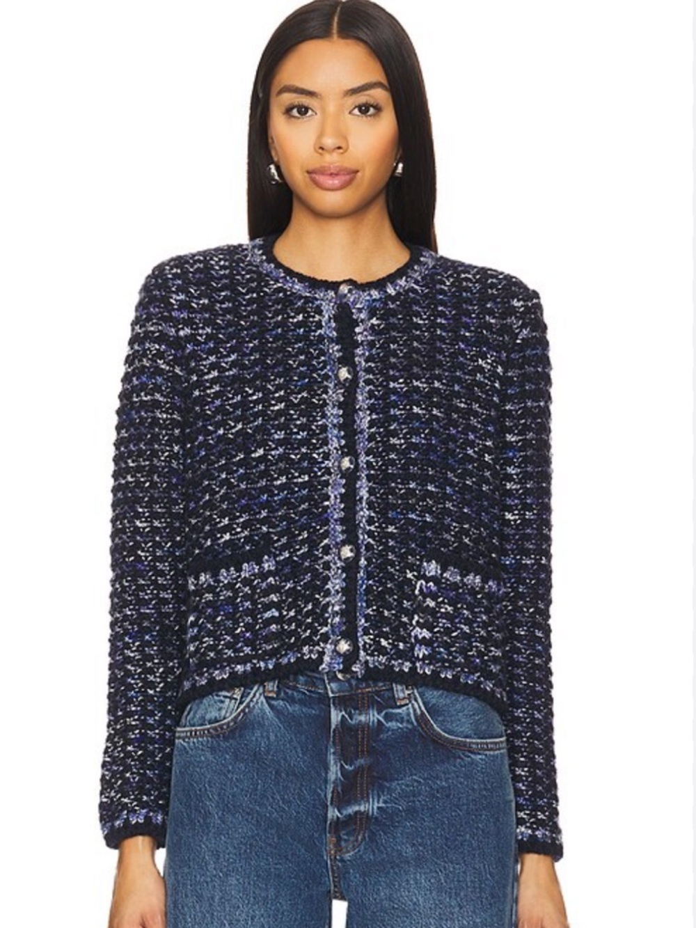 Ba&sh Beloni Cardigan in Marine